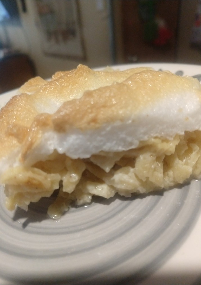 Una foto de Postre simple de manzana
