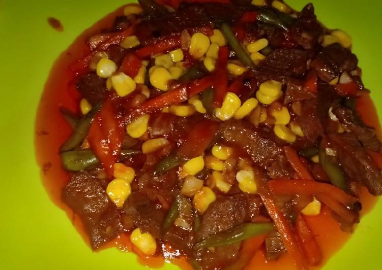 Beef Terriyaki Pedas Mantull