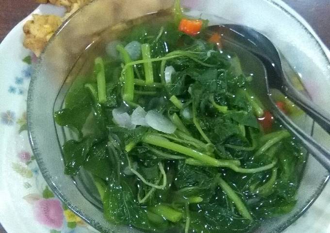 Resep Sayur Bayam Bening Pedas Oleh Rosalia Fibri Kusuma Cookpad