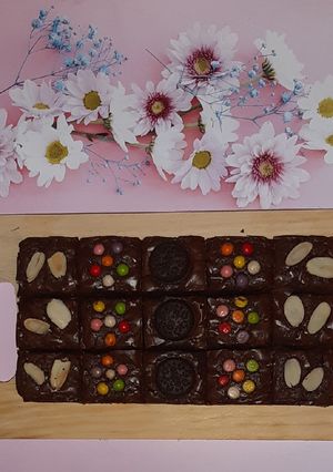 Foto resep 2. Brownies Panggang Sekat