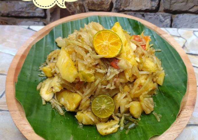 Rujak Serut PaTah(Pepaya menTah)Nanas