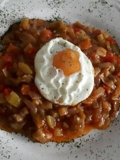 Una foto de Pisto de puerro