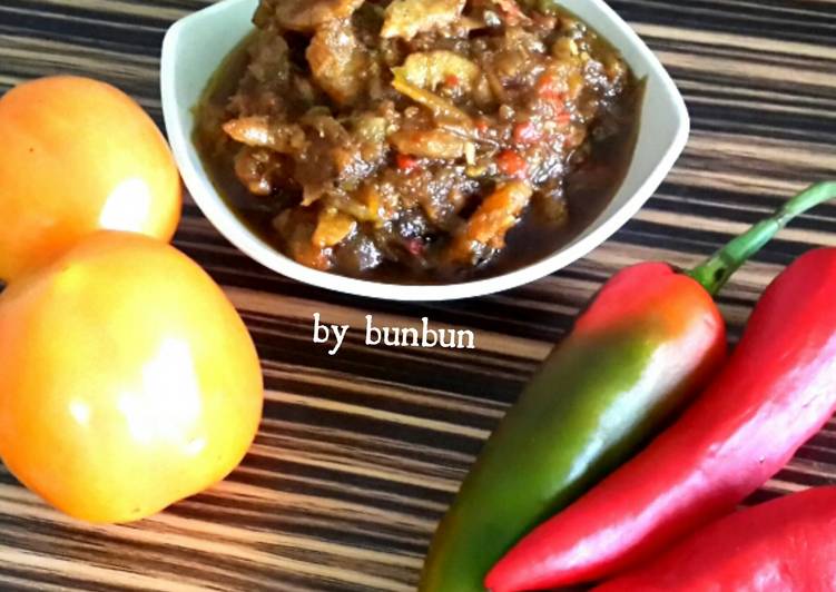 Resep sambal ebi, Enak Banget