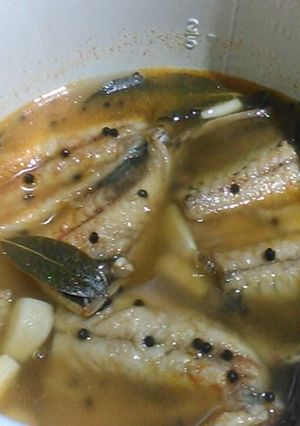 Una foto de Caballa en escabeche