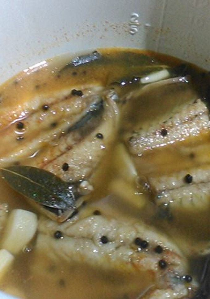 Una foto de Caballa en escabeche