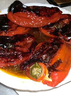 Una foto de Pimientos rellenos