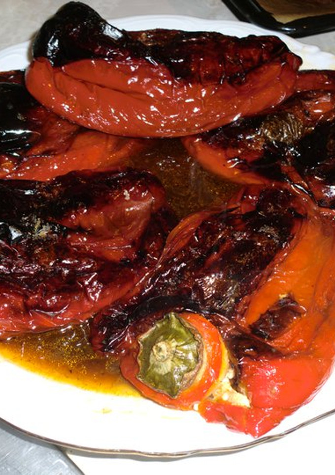Una foto de Pimientos rellenos
