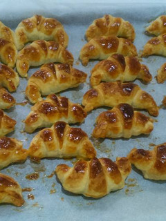 Una foto de Croissanes de chocolate