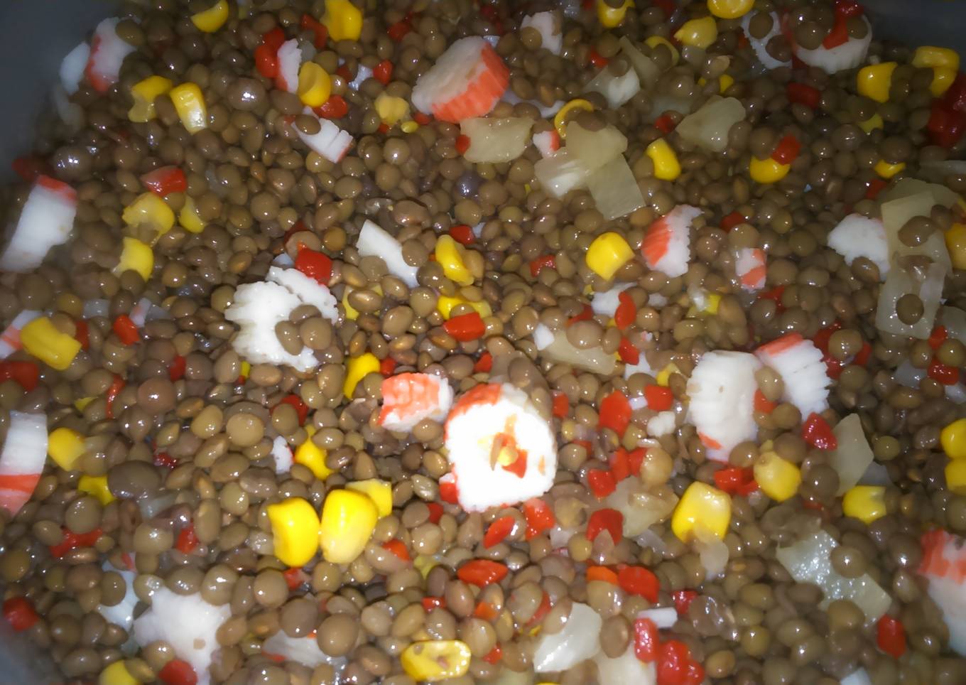 Ensalada de lentejas