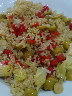 Una foto de Ensalada de arroz integral (Olla GME)