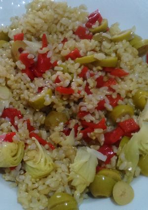 Una foto de Ensalada de arroz integral (Olla GME)