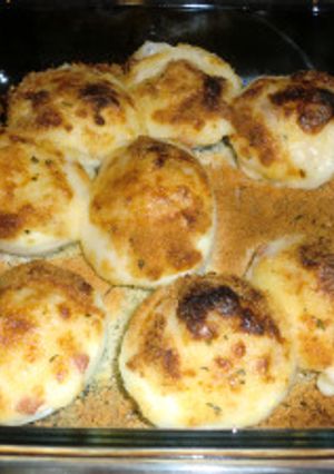 Una foto de Huevos con bechamel