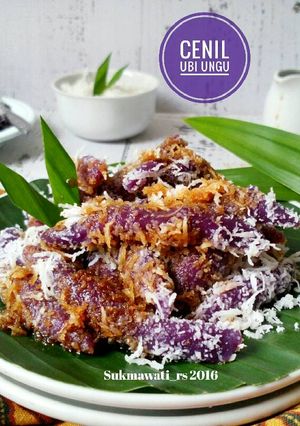 Foto resep Cenil Ubi Ungu