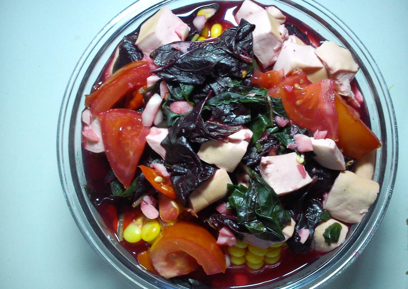 Bayam Merah Kuah Sehat (Menu Diet)