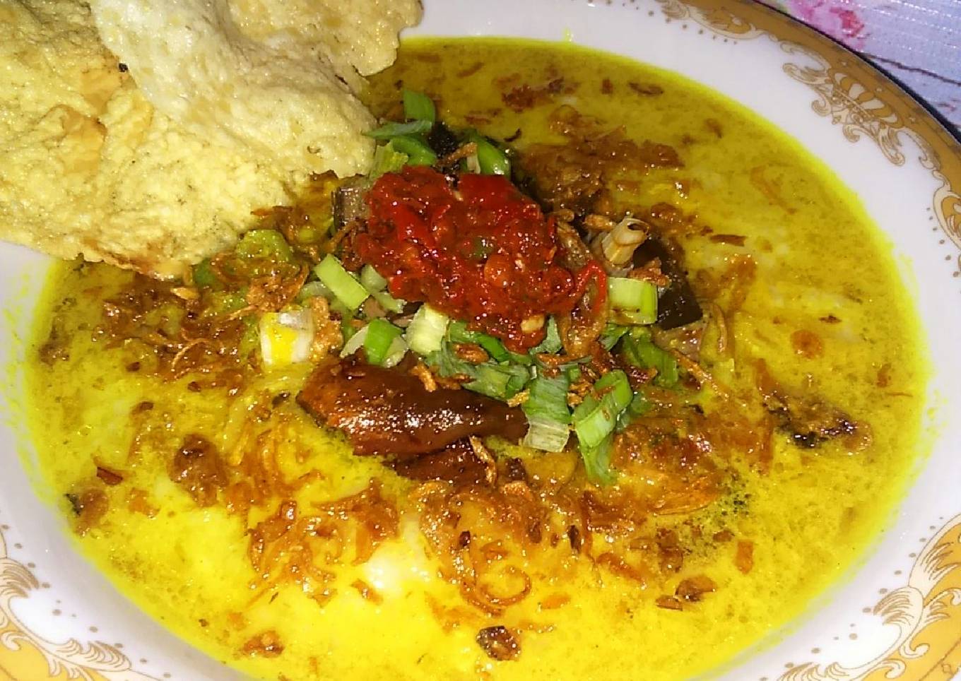 Bubur Bebek Kuah Santan