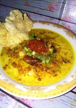 Foto resep Bubur Bebek Kuah Santan