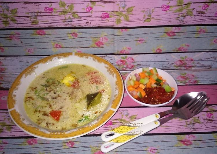 Bagaimana Menyiapkan Soto Betawi Susu Anti Gagal