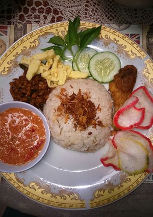 Foto resep Nasi Uduk Sambal Kacang