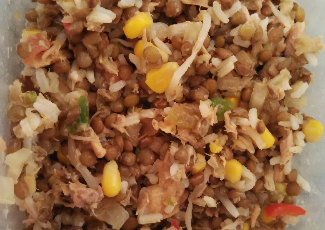 Ensalada de lentejas