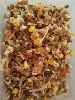 Una foto de Ensalada de lentejas