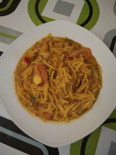 Una foto de Fideos guisados