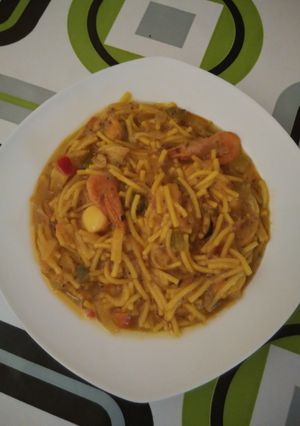 Una foto de Fideos guisados