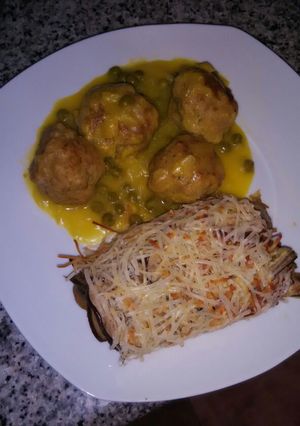 Una foto de Lasaña de berengena