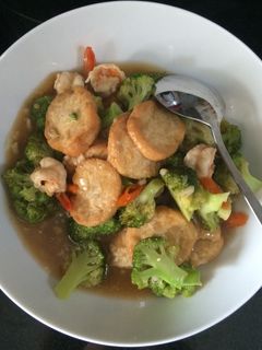Foto resep Sapo tahu brokoli tumis udang