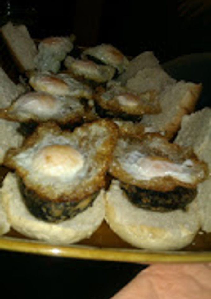 Una foto de Mini-Hamburguesas de Morcilla Coronadas