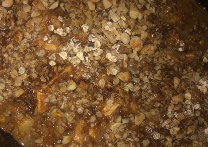 Steps to Make Favorite Caramel apple crisp