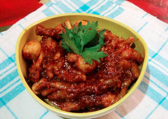 Resep Ceker Pedas Manis Oleh Arika Cookpad