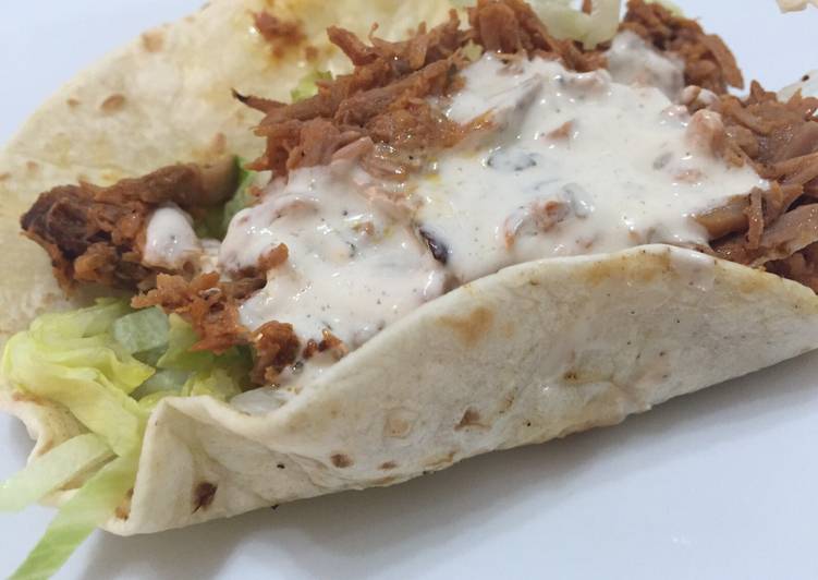 Burrito mexicano de carne de res