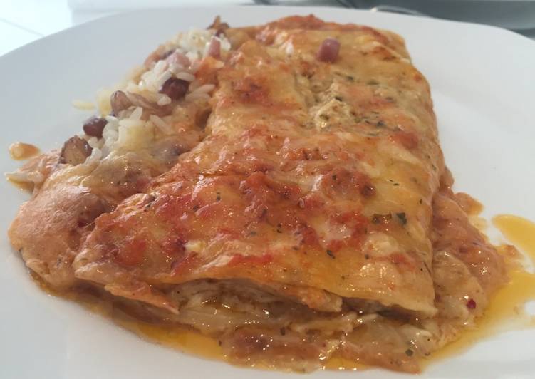 Enchiladas de pollo