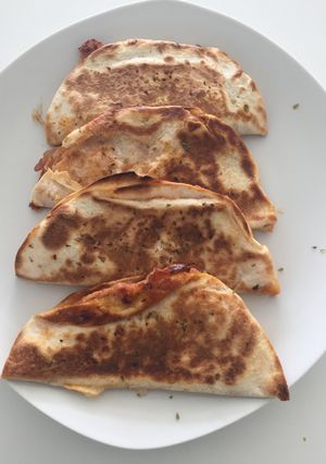 A picture of Ham and Cheese Quesadillas.
