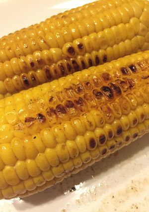 Una foto de Elotes preparados Día de la Independencia 