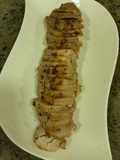 Solomillo de cerdo a la mostaza con miel 
