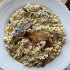 Porcini Mushroom Risotto A picture of Porcini Mushroom Risotto.