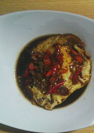 Foto resep Telur Ceplok Manis Pedas