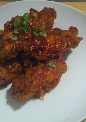Foto resep Sayap Ayam Pedas (Crispy Spicy Wings)