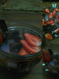 Foto resep Strawberry with Cincau Coco