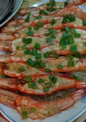 Foto resep Udang steam fensi/soun