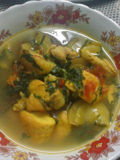 Hình của món CANH CÀ BUNG.