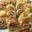 Palmeritas de jamón y queso