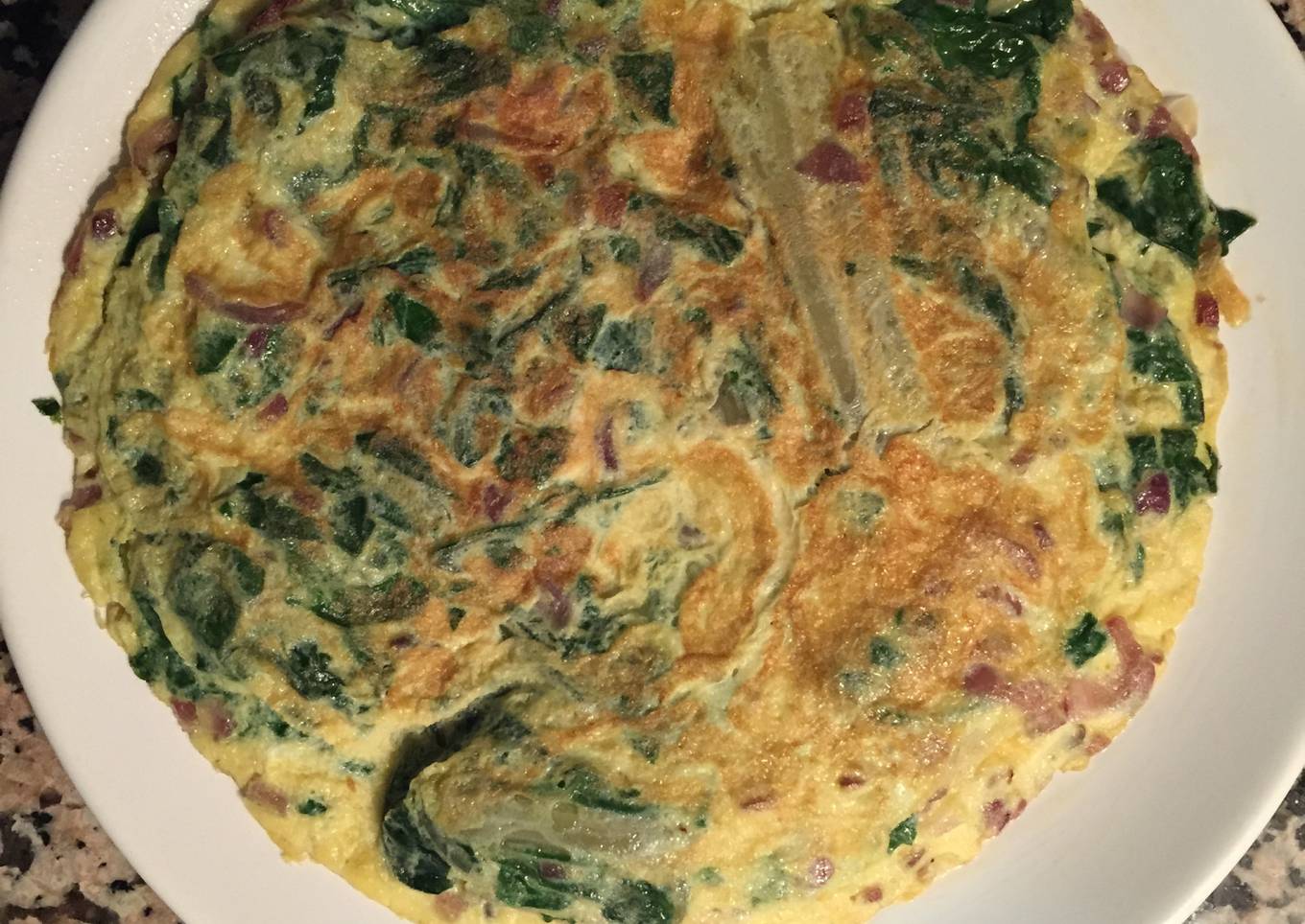 Omelette with Chard