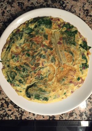 Una foto de Tortilla de acelgas