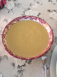 Una foto de Crema templada de porotos blancos con verduras