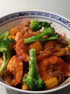 Foto resep Udang asam manis