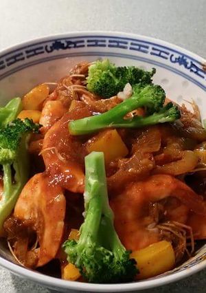 Foto resep Udang asam manis