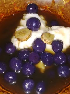Foto resep Bubur SumSum Candil Ubi Ungu *Aroma Jahe*
