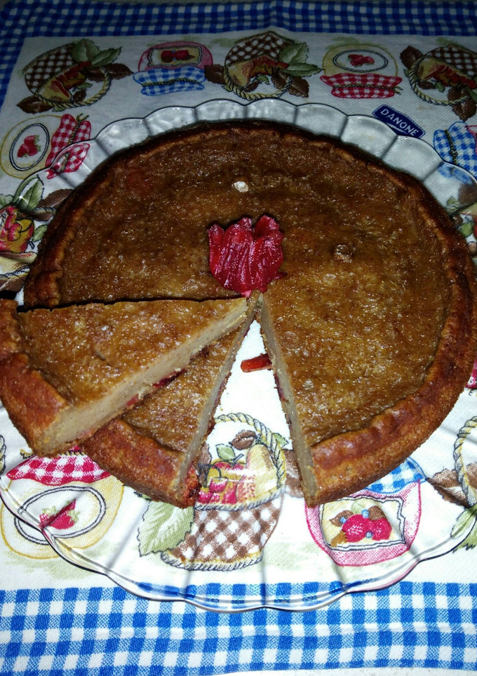 Una foto de Bizcocho de Calabacin con flor de Hibisco
